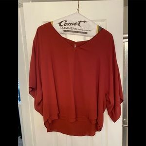 Beautiful rust colored blouse